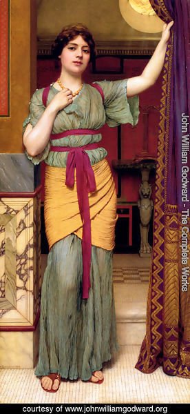 John William Godward - A Pompeian Lady II
