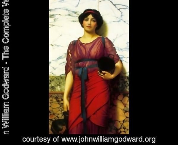 John William Godward - Grecian Idyll