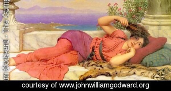 John William Godward - Noonday Rest