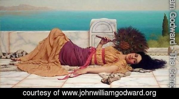 John William Godward - Idleness I