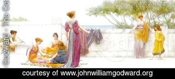 John William Godward - The Playground