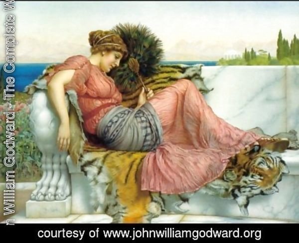 John William Godward - Amaryllis