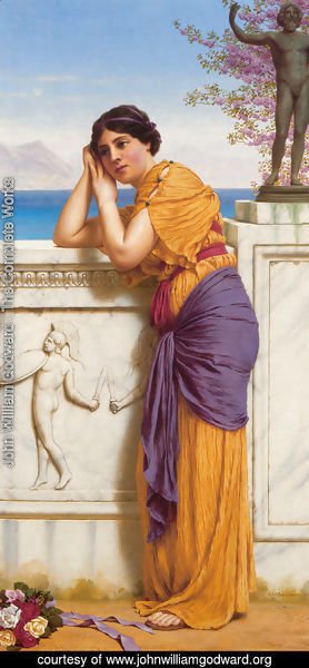 John William Godward - Rich Gifts Wax Poor When Lovers Prove Unkind